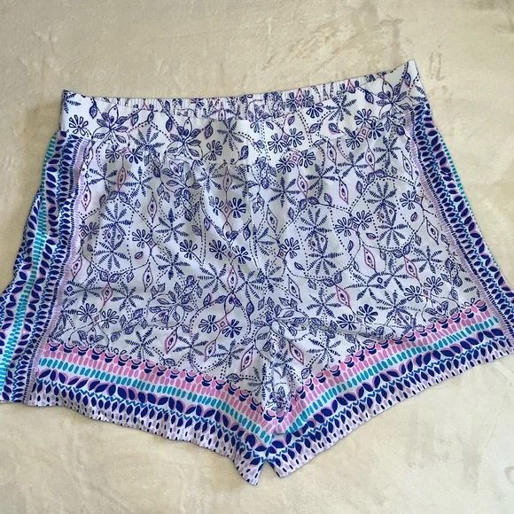 Lilly Pulitzer Colorful Patterned Shorts Trio Sz XL - Picture 6 of 13